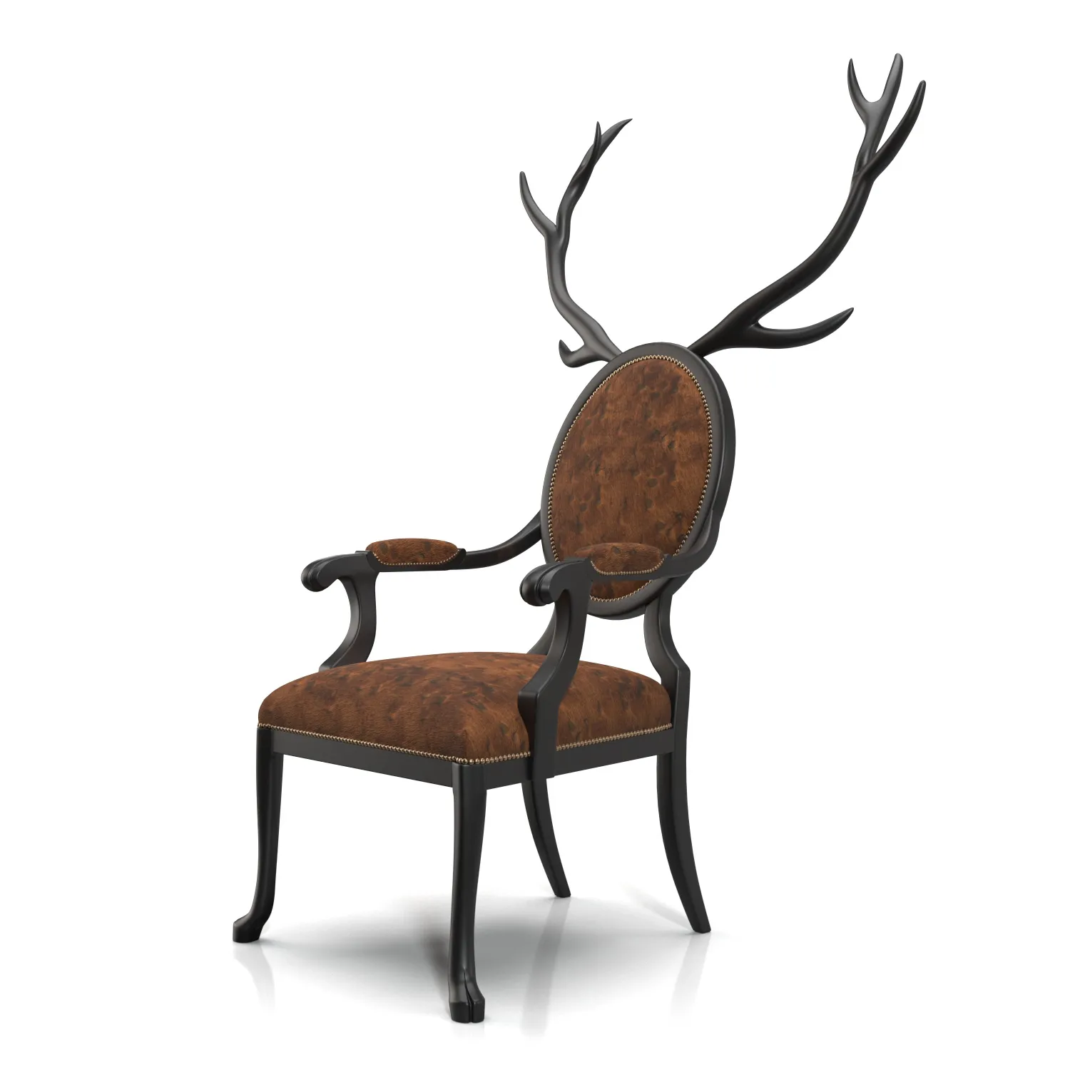 Hybrid No Antlers Anthro Chair PBR 3D Model_01